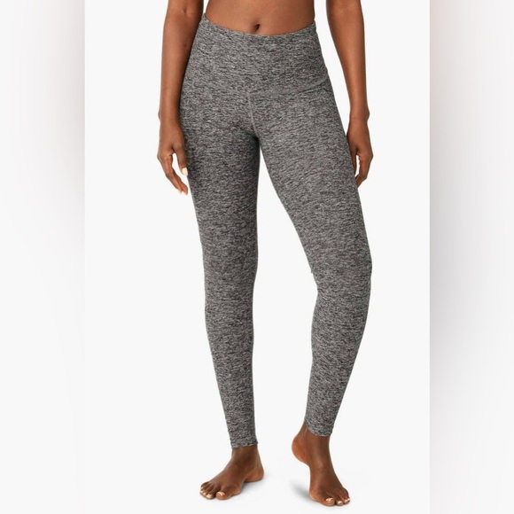 Beyond Yoga Spacedye Caught in the Midi Leggings Grey Heather Size M - Picture 1 of 12